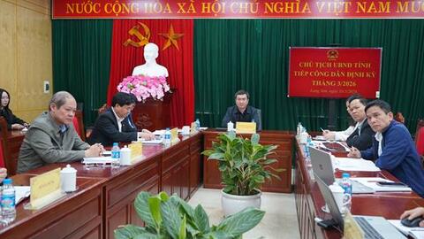 Chủ tịch UBND tỉnh tiếp công dân định kỳ tháng 3 năm 2026