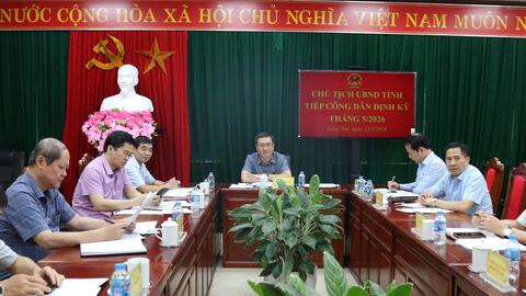 Chủ tịch UBND tỉnh tiếp công dân định kỳ tháng 5/2026