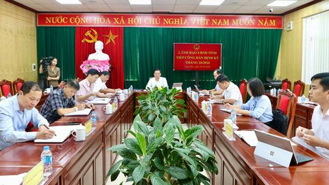 Lãnh đạo UBND tỉnh tiếp công dân định kỳ tháng 10 năm 2026